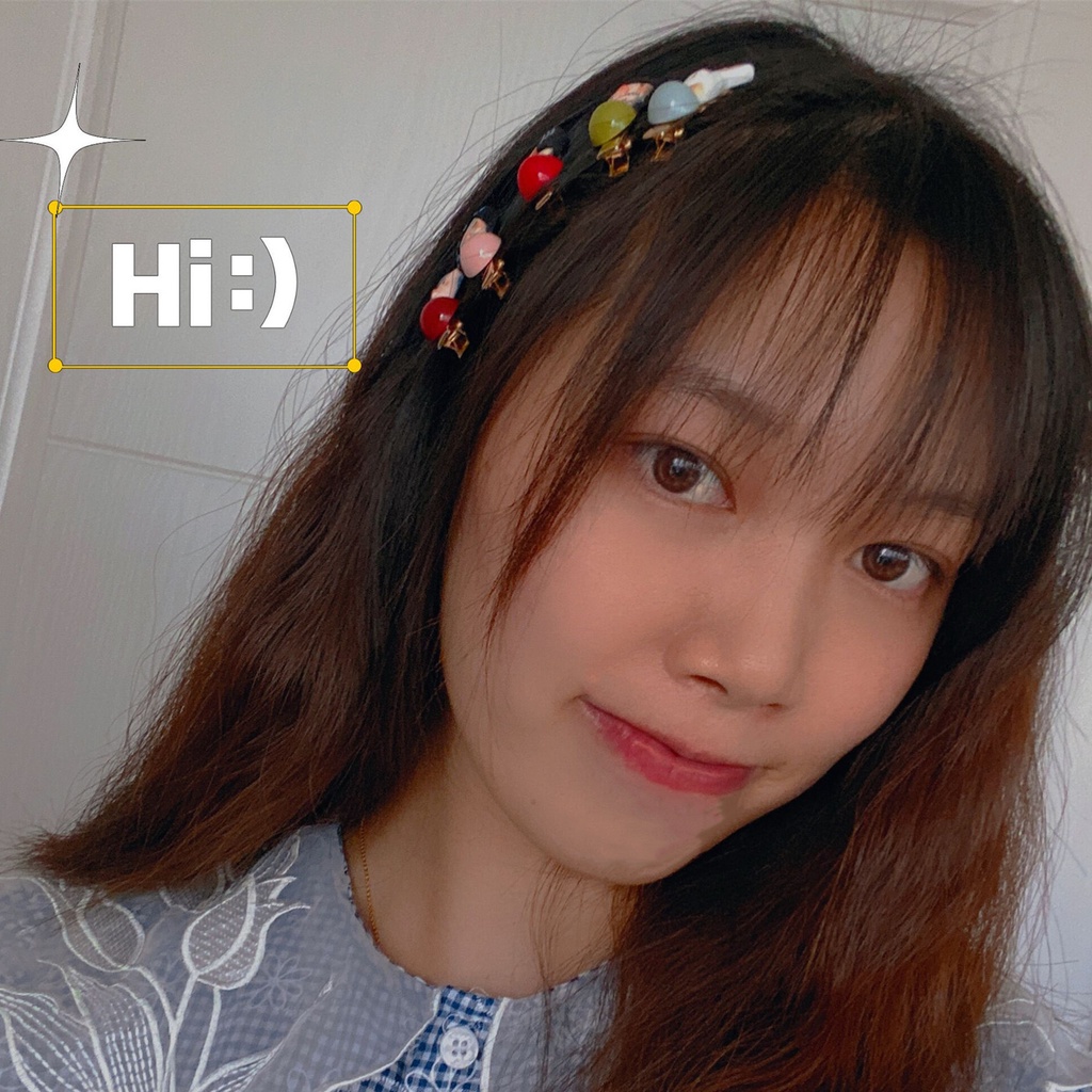 Kẹp tóc nữ hình búp bê hoạt hình nhiều màu sắc dễ thương xinh xắn