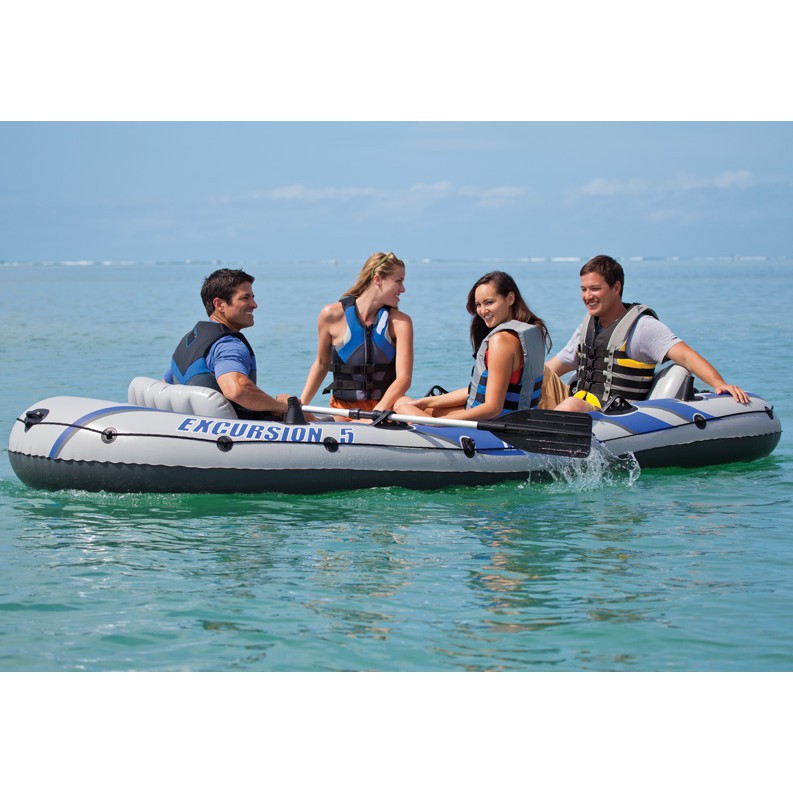Thuyền bơm hơi du lịch EXCURSION 5 người INTEX 68325