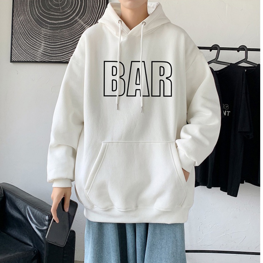 Áo Hoodie Form Rộng PHONG SHOP Bar Nỉ Bông Unisex Local Brand