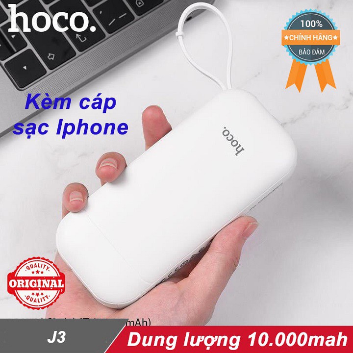 Sạc dự phòng Hoco CJ3 10.000mah ♥️Freeship♥️ Pin sạc dự phòng Hoco