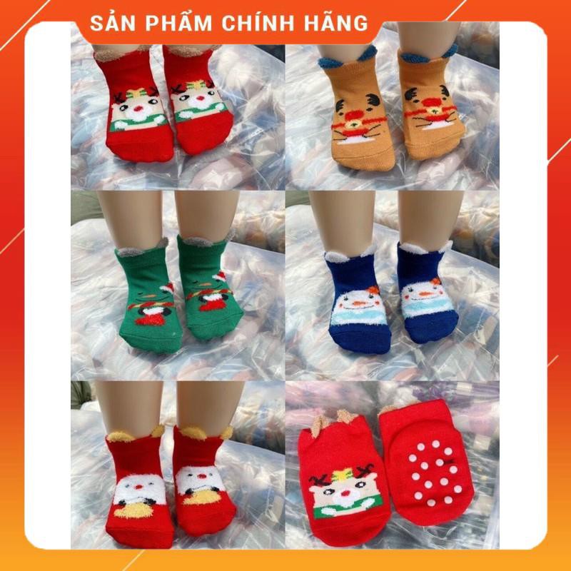 Tất chống trơn trượt Noel cho bé trai và gái