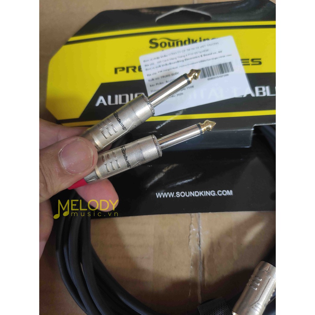 Dây phát nhạc điện thoại 3.5mm Soundking BJJ332 dài 3 mét