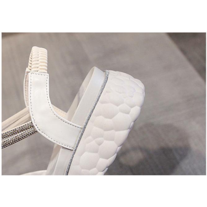 Xăng đan Đế Xuồng Dày 5.5cm Phong Cách Pháp Thời Trang Mùa Hè Hàng Mới Cho Nữ