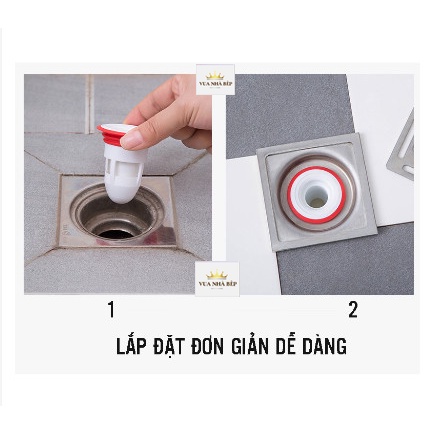 Nút Chặn Mùi Hôi,Bịt Nắp Cống, Ngăn Vi Khuẩn, Côn Trùng Xâm Nhập Nhà Vệ Sinh