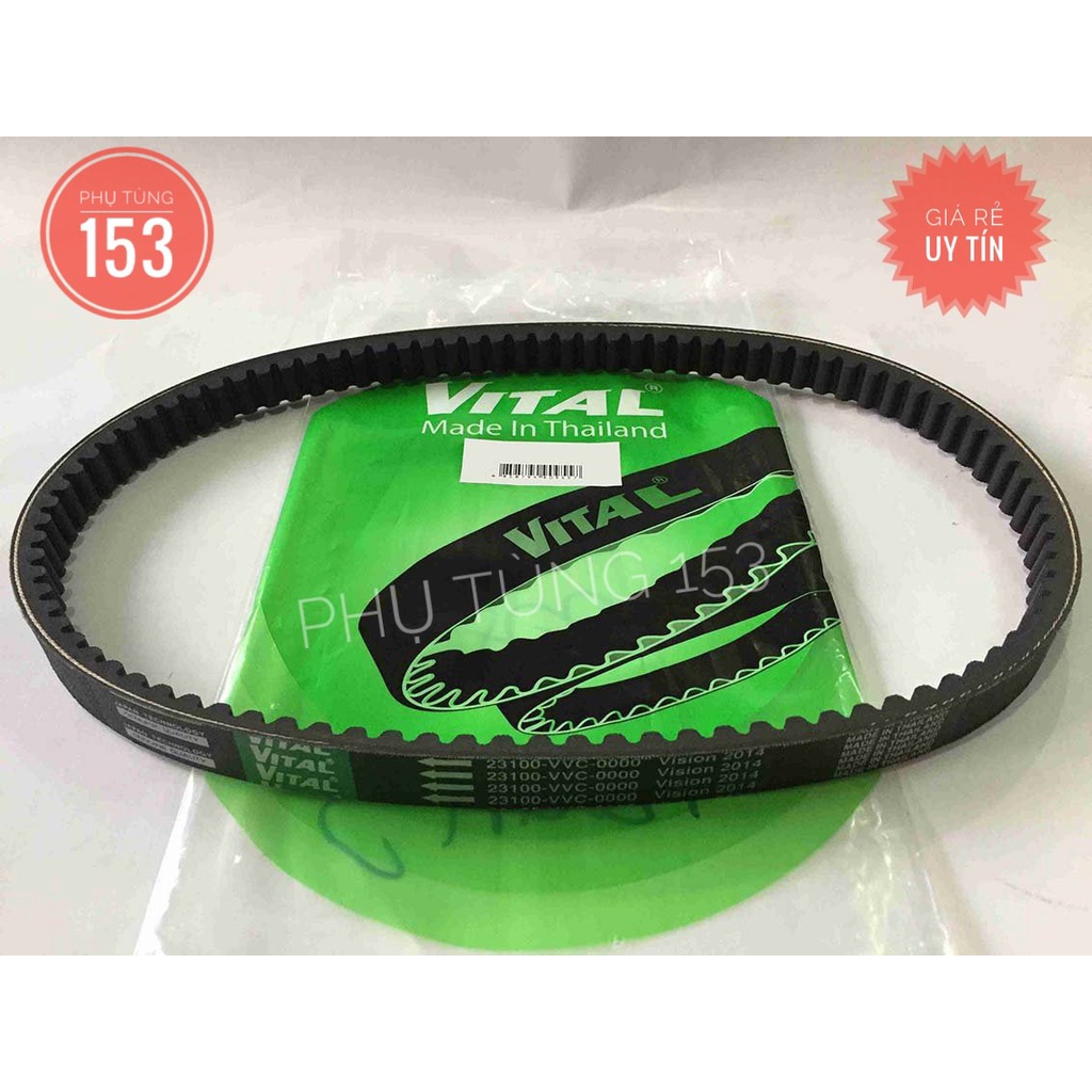 Dây Curoa Nouvo LX / SX, Luvias, Luvias Fi,... hiệu Vital  - Dây curoa xe tay ga - PHỤ TÙNG 153