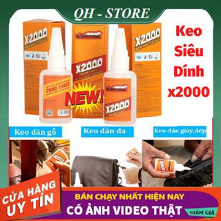 Keo Dán X2000 Siêu Dính, Keo dính Đa Năng X2000 An Toàn Với Da Tay (Dạng Nước) - QH STORE