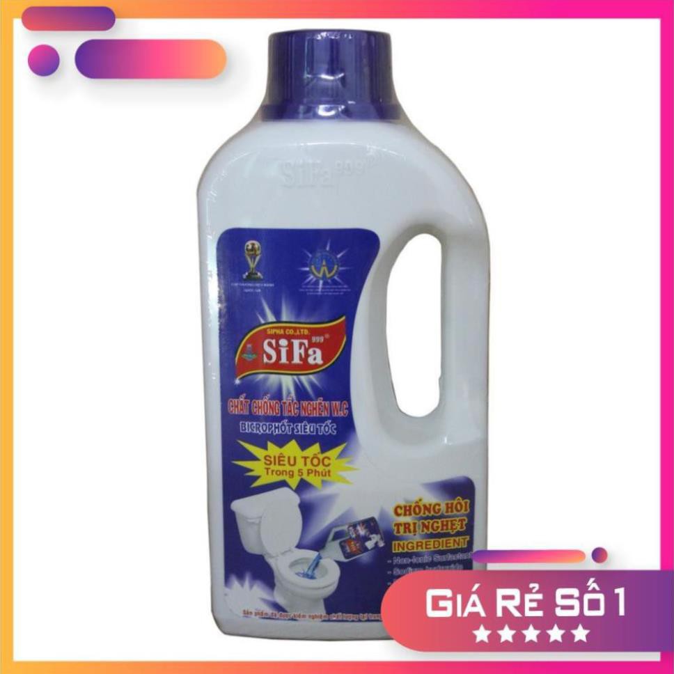 Chất thông tắc bồn cầu siêu tốc 700ml-- chai thông bồn cầu cống đa năng - dung dịch tẩy rửa - dung dịch vệ sinh