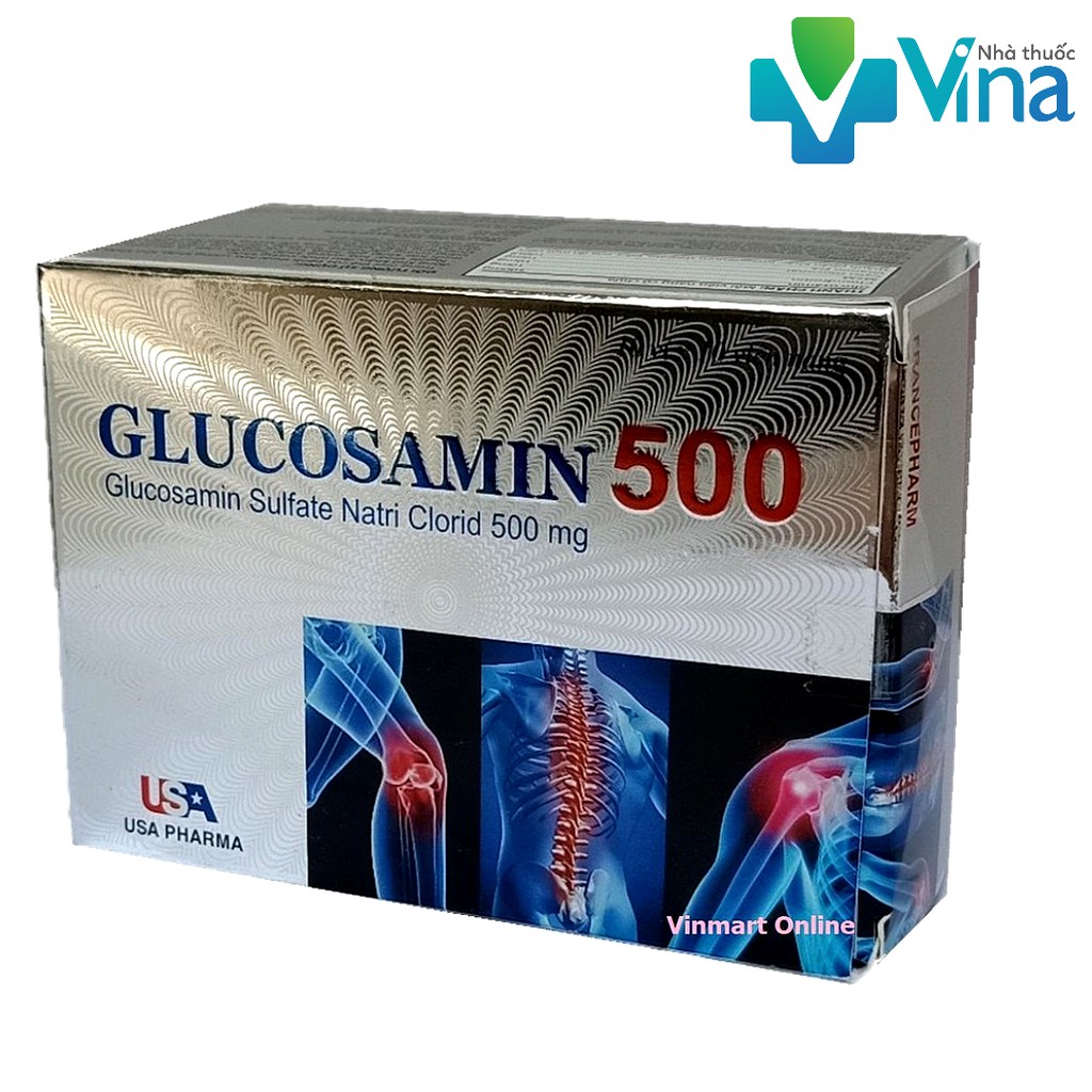 GLUCOSAMIN 500mg – Giúp xương chắc khớp khỏe, ngăn ngừa thoái hóa khớp, tái tạo mô sụn