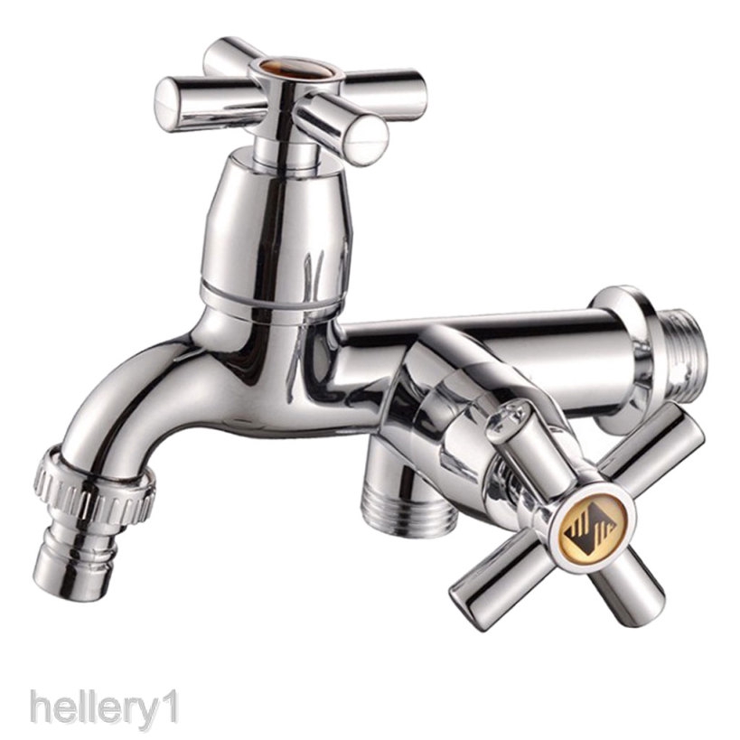 1 Vòi Nước Đánh Bóng Mạ Điện Gắn Tường Nhà Bếp / Phòng Tắm