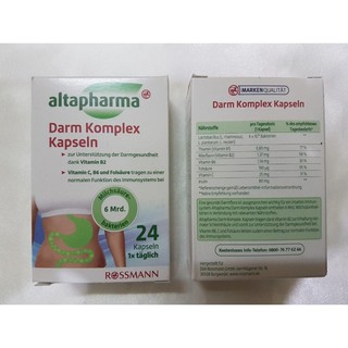 DE  Viên uống Altapharma Darm Komplex Kapseln cho đường ruột, xách tay Đức .