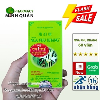 NGA PHỤ KHANG ⚡QUÀ TẶNG⚡ Hộp 60 viên -Hỗ Trợ Đi ều T rị U Nang Buồng Trứng. U Xơ Tiền Liệt Tuyến_MINH QUÂN