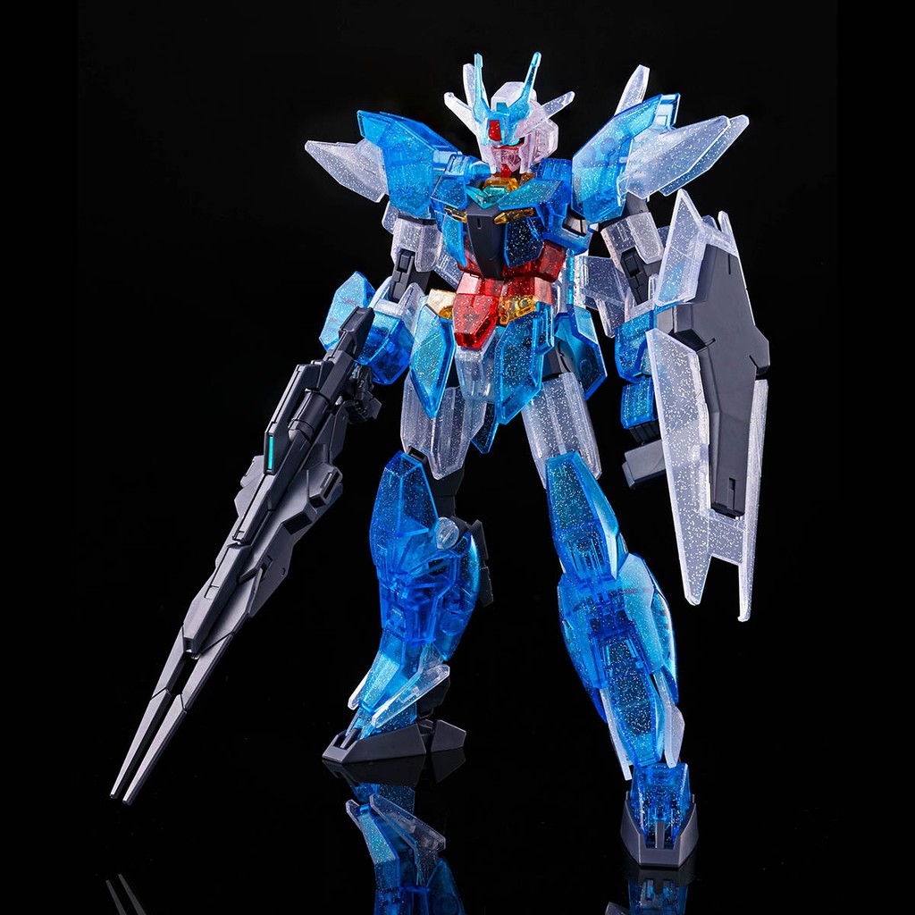 Mô Hình Lắp Ráp The Gundam Base Limited HG BD:R Earthree [Dive into Dimension Clear] (tặng kèm base)