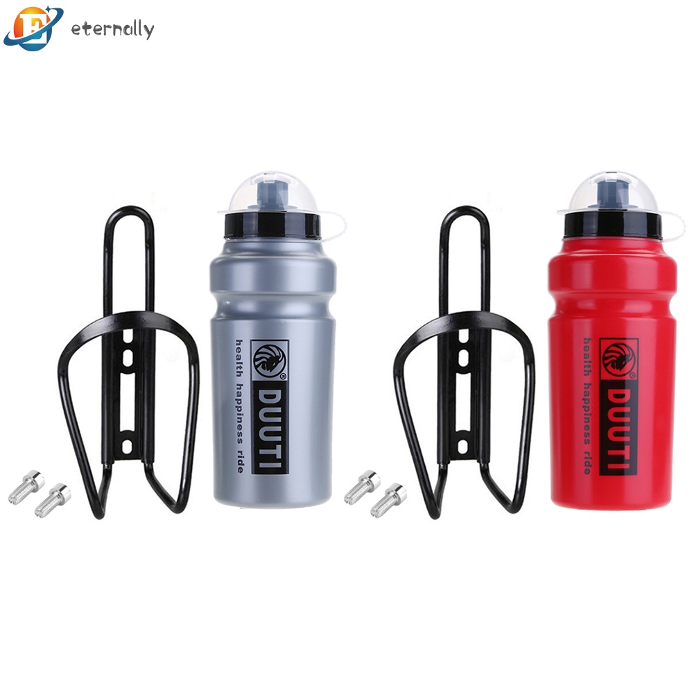 Bình nước DUUTI 500ml kèm lồng đỡ bình nước và vít gắn xe đạp leo núi