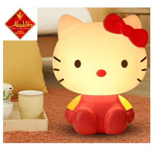 Đèn ngủ mèo Hello kitty, mèo thần tài siêu dễ thương, bóng LED tiết kiệm điện