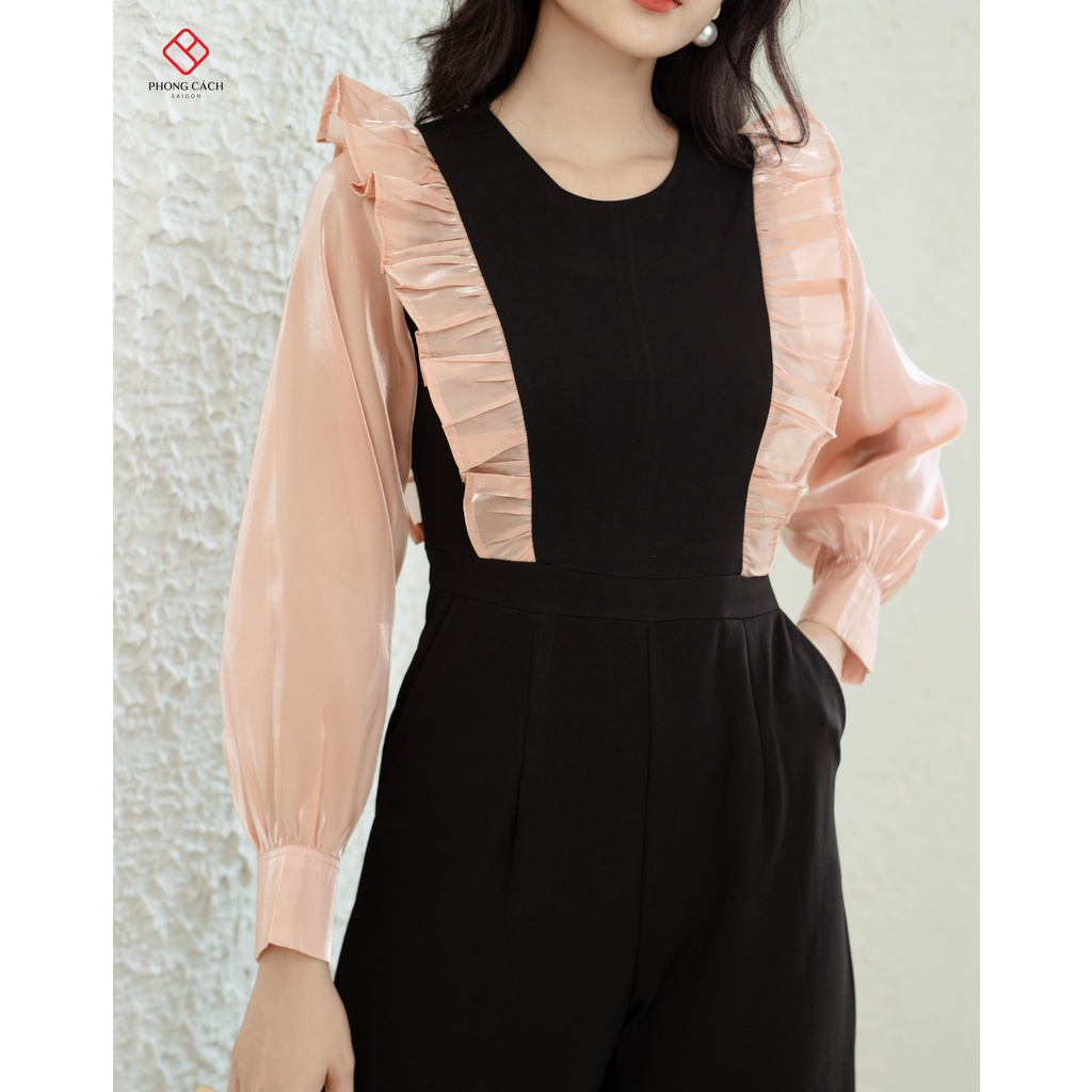 Jumpsuit thiết tay dài sang trọng SJ1121 - Phong Cách SAIGON