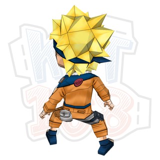 Mô hình giấy Anime Game Chibi Naruto