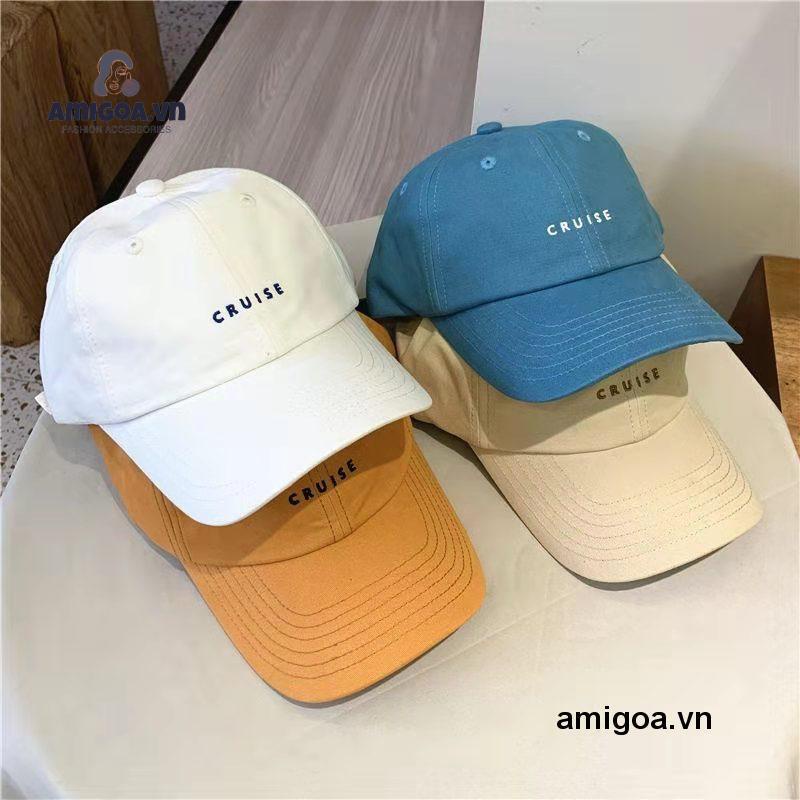 ✨✨Mũ Lưỡi Trai Dành Cho Nam Và Nữ Vải Cotton Thêu Chữ Thời Trang