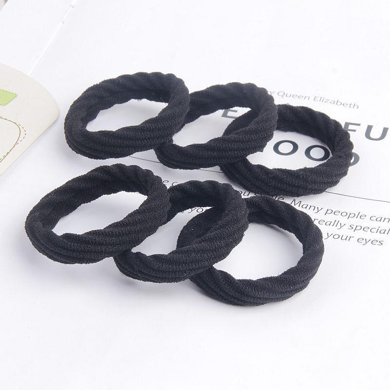 Dây cột tóc cao su co giãn không đường may kiểu dáng đơn giản phong cách Hàn Quốc