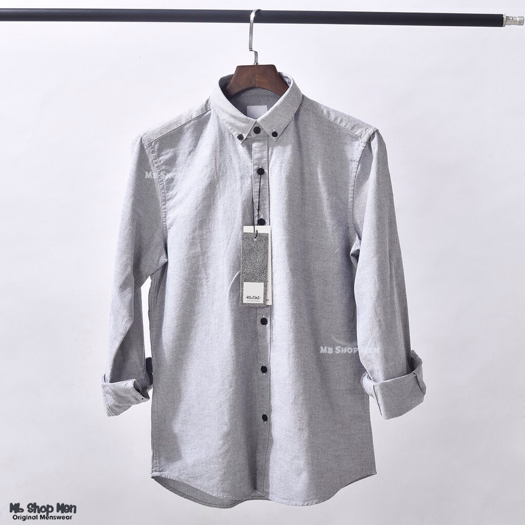 Áosơ mi nam oxford chính hãng chất cotton kiểu hàn quốc | BigBuy360 - bigbuy360.vn