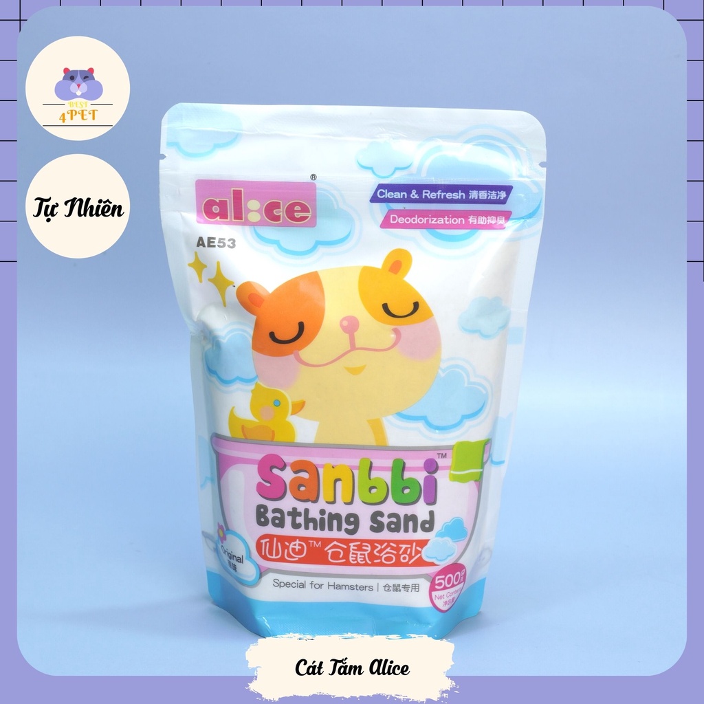 Alice - Cát Tắm cao cấp cho Hamster - 500Gr