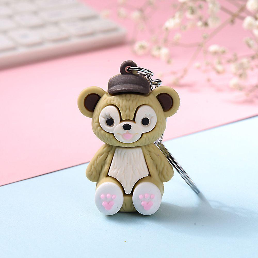 LANFY Móc Khóa Silicone Đơn Giản Thời Trang Cho Nữ