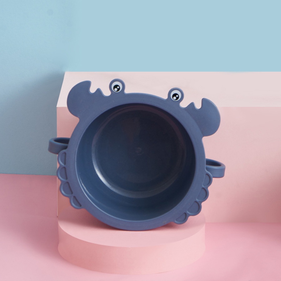 Bát Ăn Dặm Lúa Mạch Kiểu Nhật Hình Cua Đáng Yêu An Toàn Cho Bé YOOTA BABY Kích Thích Bé Ăn Ngon