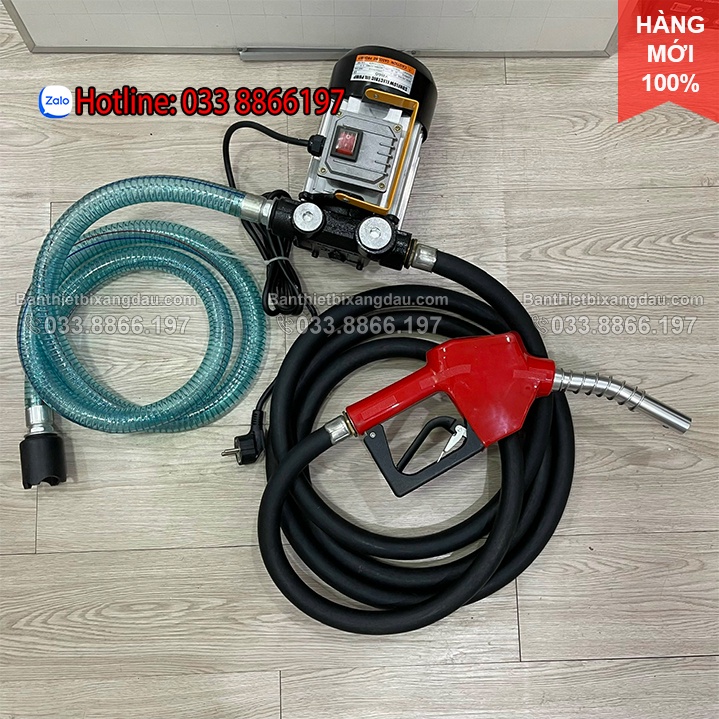 Bộ máy bơm dầu Diesel giá rẻ dùng điện 220V