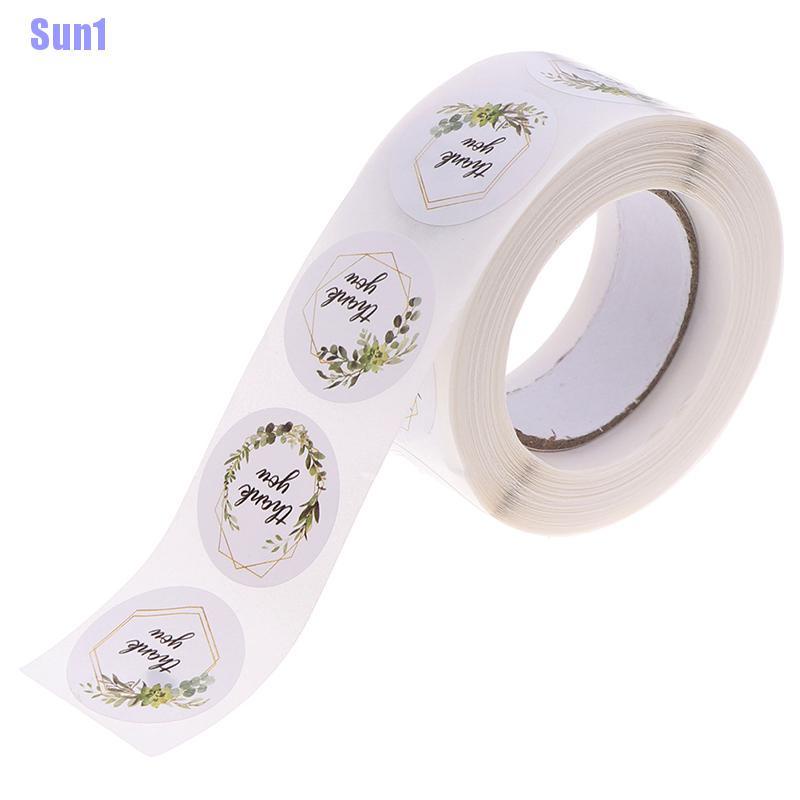 Cuộn 500 Miếng Dán Chữ Thank You Trang Trí