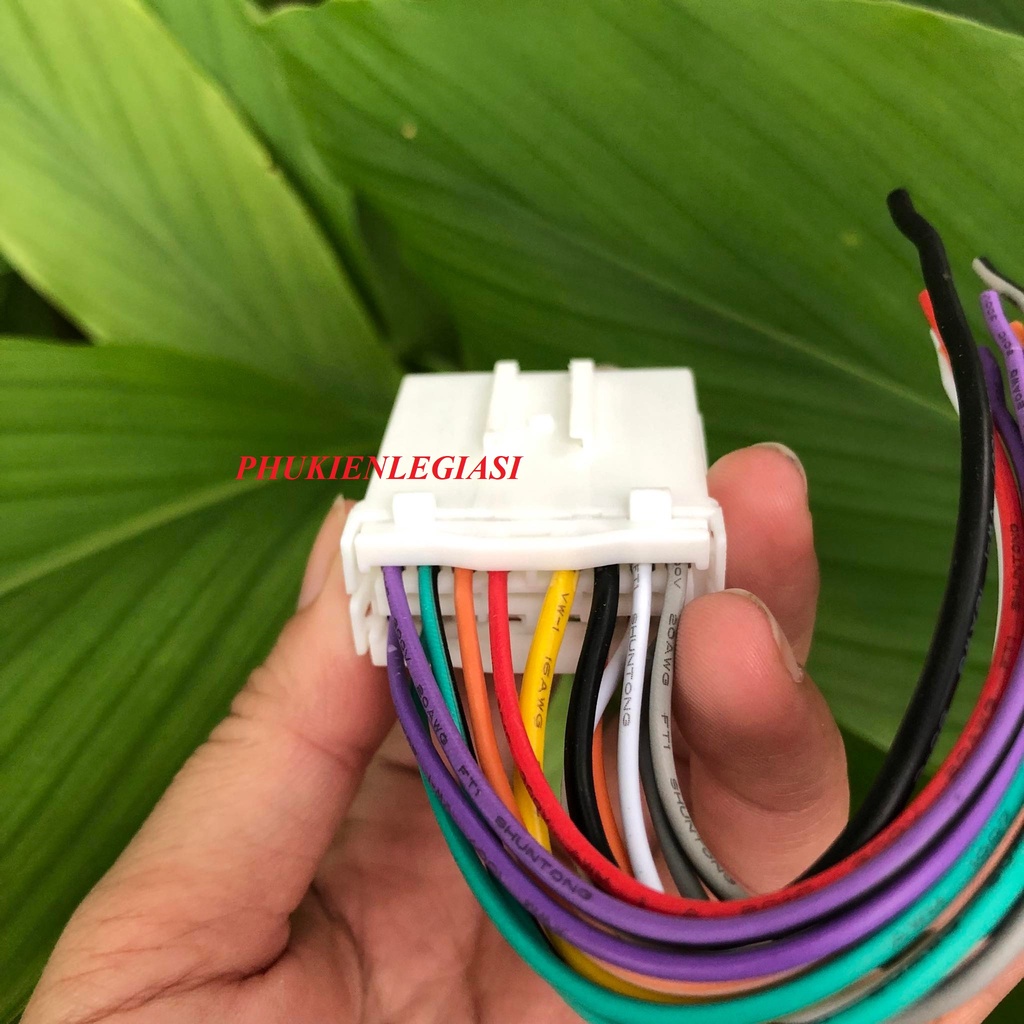 Jack kết nối Loa và Nguồn cho CD ô tô màn hình android Mitsubishi và Mitsubishi Grandis