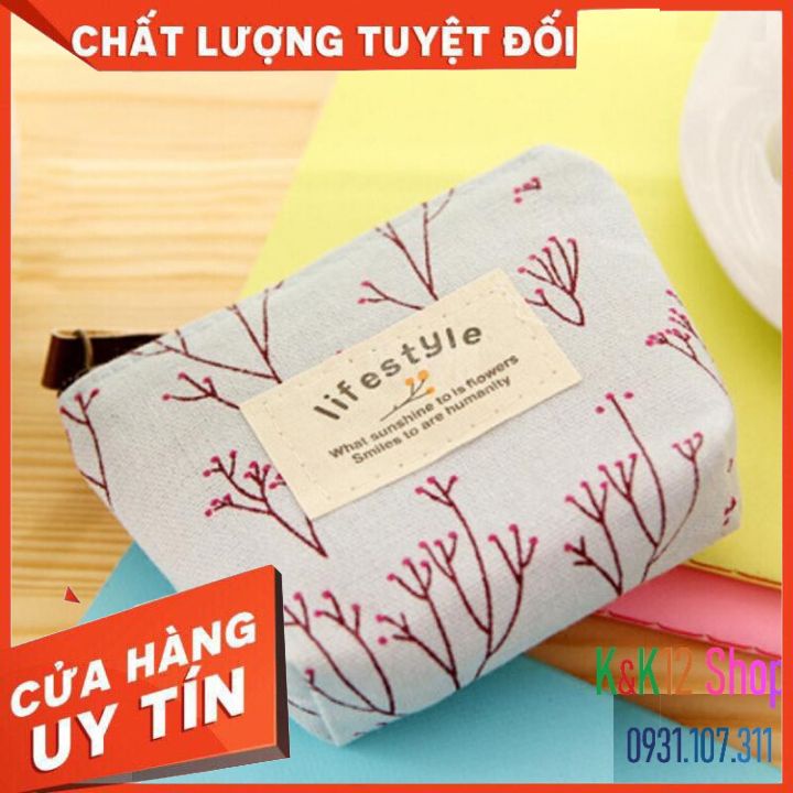 Túi đựng tiền mini khóa kéo để đựng thẻ chìa khóa và tiền xu.