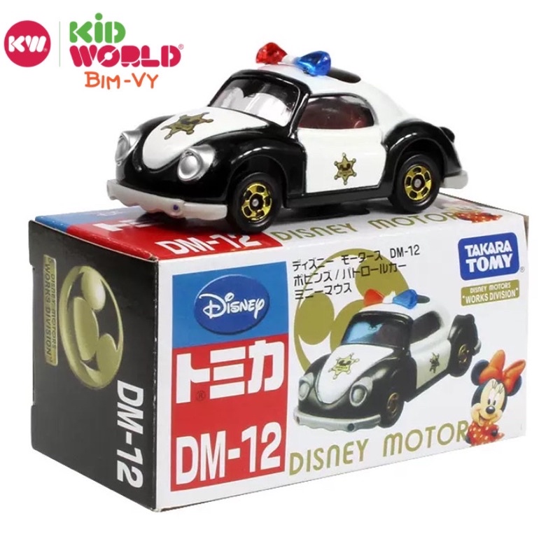 Xe mô hình Tomica Box Disney Motors DM-12. Made in China. MS: 631.