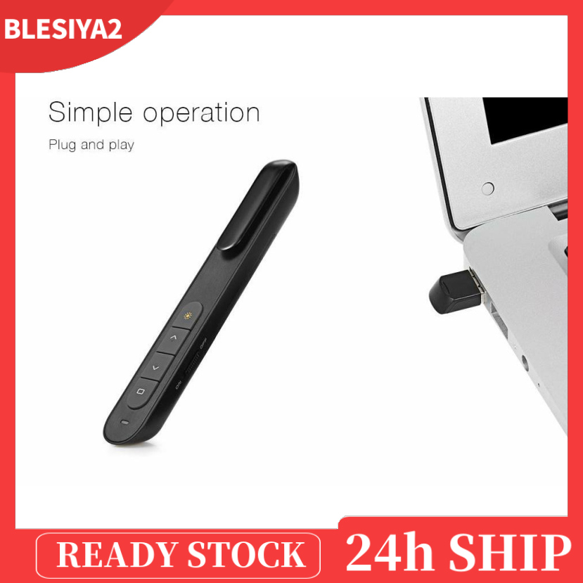 (Hàng Mới Về) Điều Khiển Máy Chiếu Không Dây Usb Bằng Laser Không Dây Ppm 2