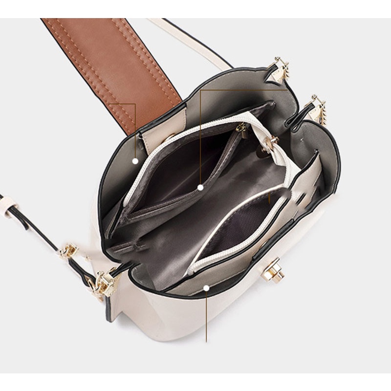 Túi đeo vai IELGY sức chứa lớn thời trang đơn giản cho nữ