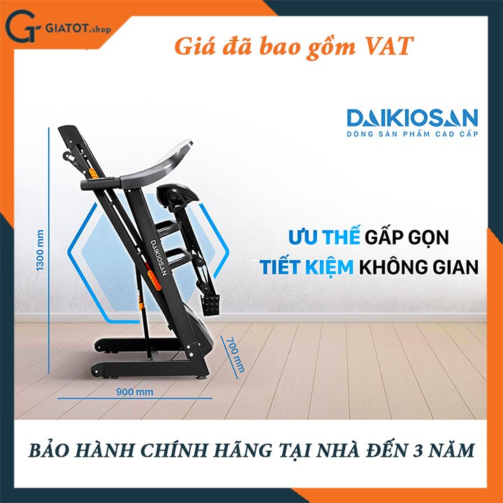 Máy chạy bộ đa năng chính hãng Daikiosan DVCB-00004