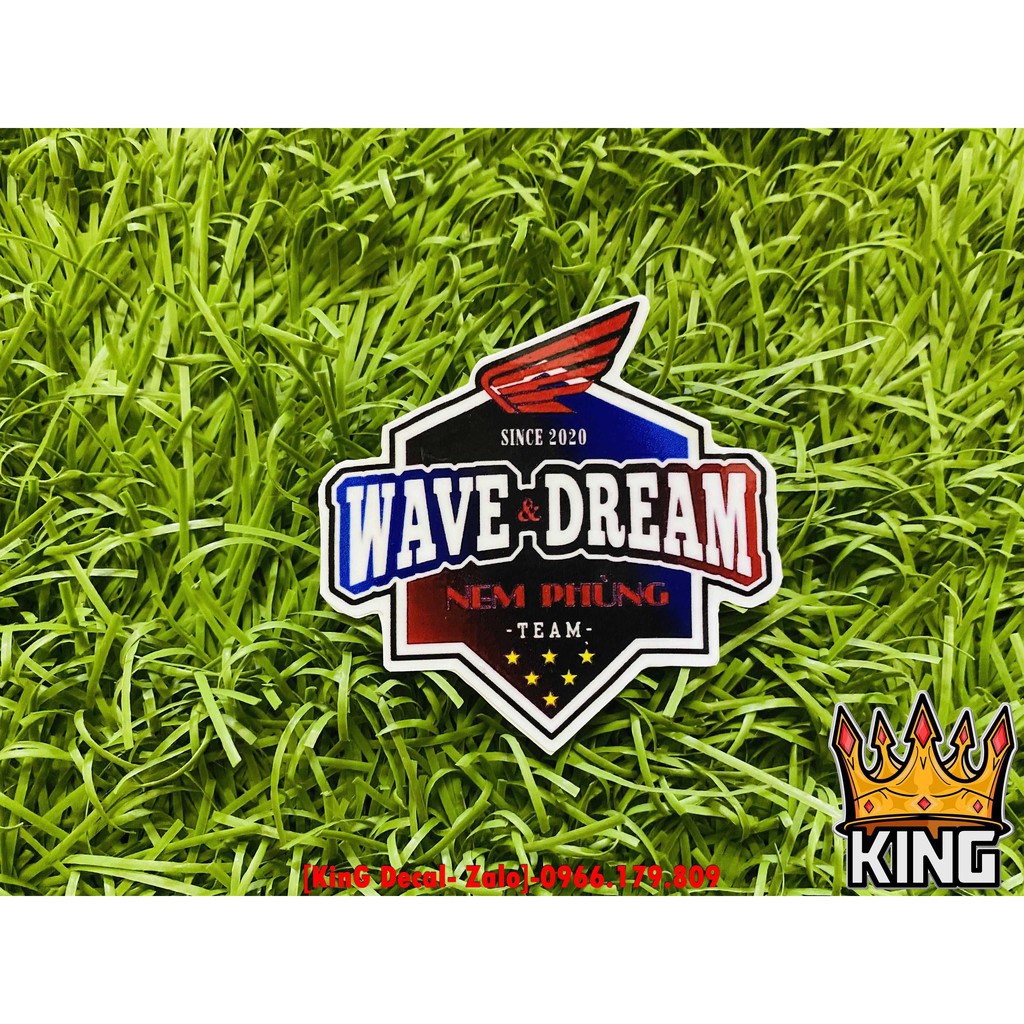 Tem Rời Wave  Dior V11 50cc,100cc - Ảnh Thật #Temxemay#Decal #Wave50 #Wave100 #Wave100cc