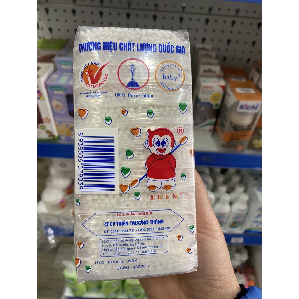 Tăm bông cho bé sơ sinh, tăm bông trẻ em