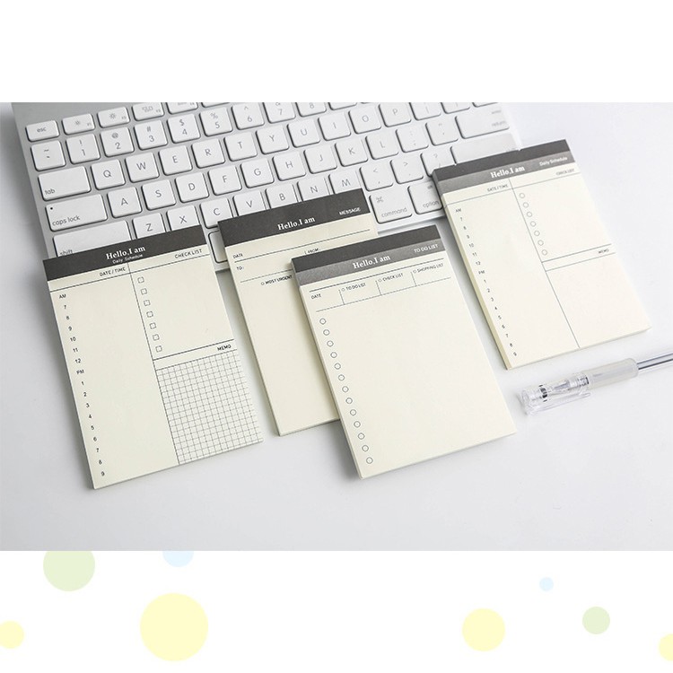 Giấy Note Planner Kế Hoạch / Lịch Trình Hàng Ngày #C220