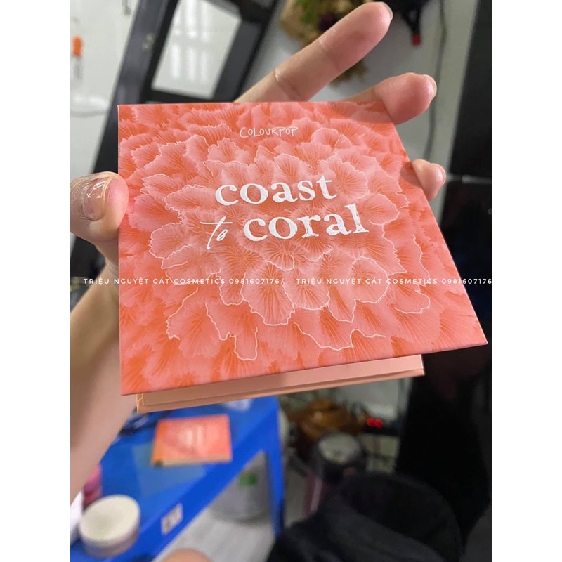Bảng màu mắt 9 ô Colourpop Coast To Coral