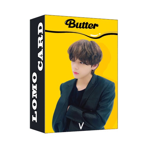 Hộp 30 lomo card BTS butter và thành viên