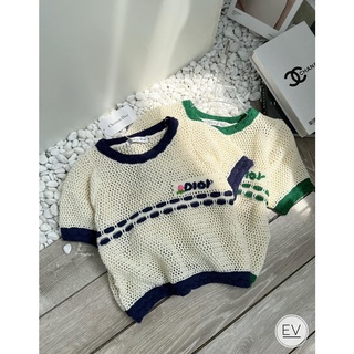 Áo len montoghi lưới chữ di.or