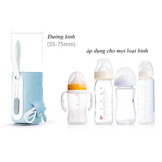 Túi ủ bình sữa bao da Nice Papa cao cấp (Vừa với tất cả bình)