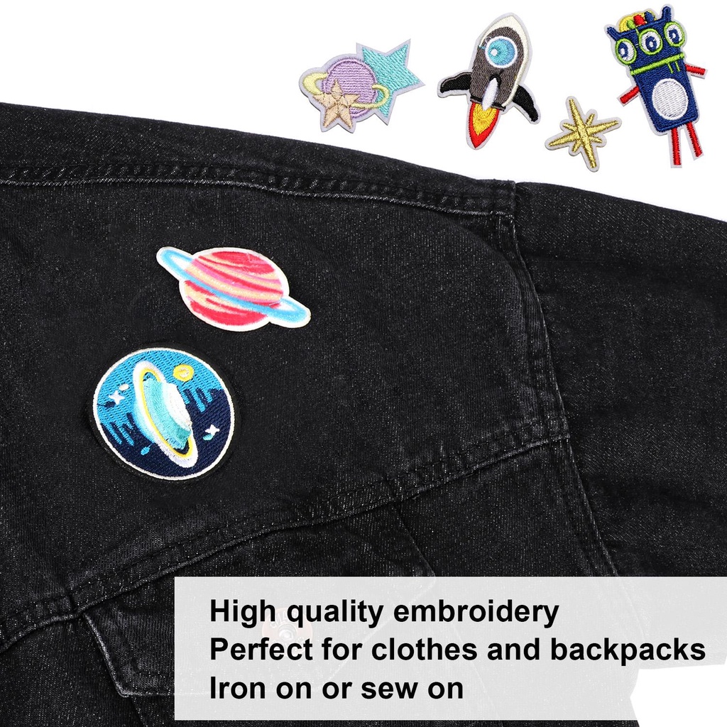 Xiantin Bộ 30 Miếng Vá Ủi Lên Quần Áo / Áo Khoác / Quần Jean /