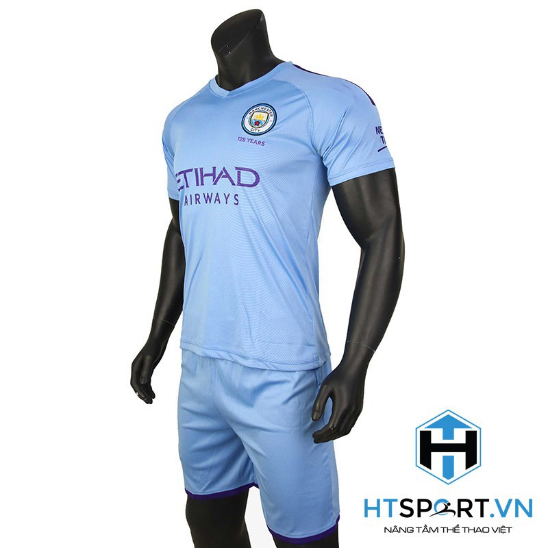 Áo Bóng Đá CLB Manchester City ⚡FREESHIP⚡Áo đấu Man City Xanh