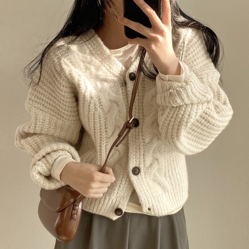 Áo cardigan dày
