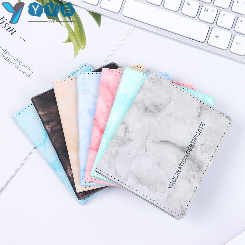 Ví đựng bưu thiếp/hội chiếu chất da PU chống nắng họa tiết hoa chống nước thời trang cho unisex nhiều màu sắc tùy chọn