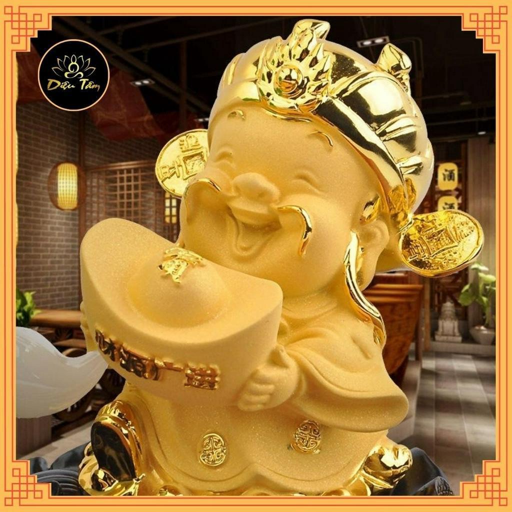 Tượng bắp cải thần tài trang trí bàn làm việc, ban thờ thần tài đồ thờ cúng phong thủy-Diệu Tâm mã tuong bap cai than ta