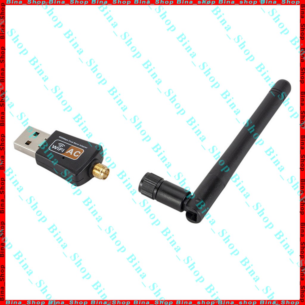 USB thu wifi băng tần kép 2.4Ghz/5Ghz kèm anten