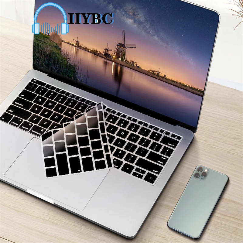 Miếng Dán Bảo Vệ Bàn Phím Máy Tính Bằng Silicon Chống Thấm Nước Cho MacBook Pro / 13air A2442 / A2485