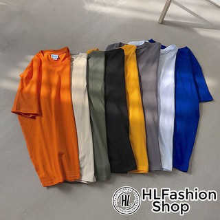 Áo thun trơn tay lỡ form rộng, áo nữ HLFashion