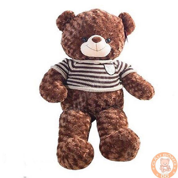 (Ảnh thật trong video )Gấu bông teddy khổ vải 80cm cao 60cm hàng cao cấp